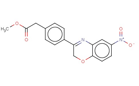 4-(6-NITRO-2H-1,4-BENZOXAZIN-3-YL)BENZENEACETIC ACID METHYL ESTER